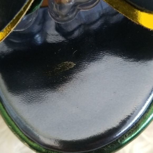 Lanvin Blue Metallic Espadrilles Sz 10.5 - Picture 8 of 15